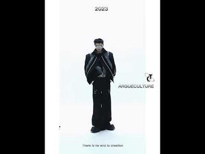 360-degree video showcasing the deconstructed PU leather jacket's edgy streetwear design and fit