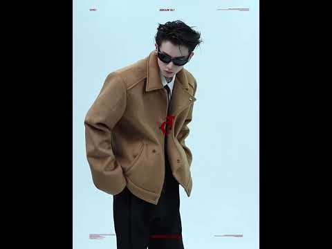 Asymmetric Wool-Alpaca Short Jacket | Black/Brown video