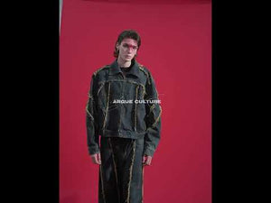 Distressed Deconstructed Denim Jacket & Pants Set | ArguE CulturE