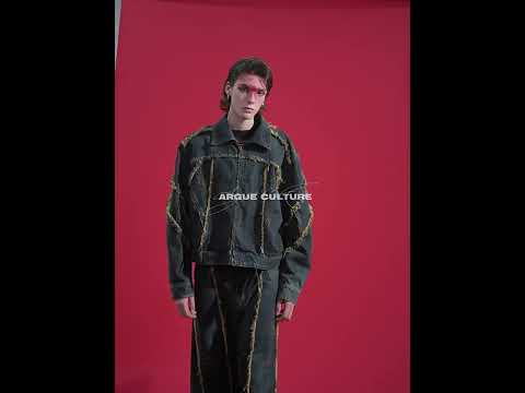 Distressed Deconstructed Denim Jacket & Pants Set | ArguE CulturE