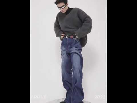 Oversized Shoulder-Pad Jacket - Streetwear Short Coat Men