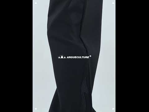 Split-Panel Wide-Leg Trousers | Color-Block Utility Style video