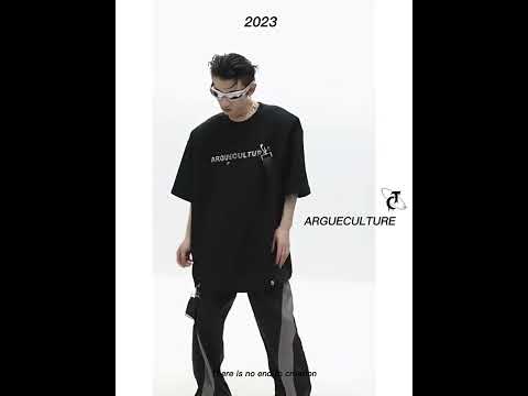 Black Oversized Metal Logo Ribbon T-Shirt | Futurist | ArguE CulturE