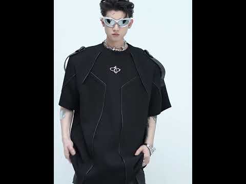 Deconstructed Loose-Fit Detachable-Shoulder T-Shirt | ArguE CulturE