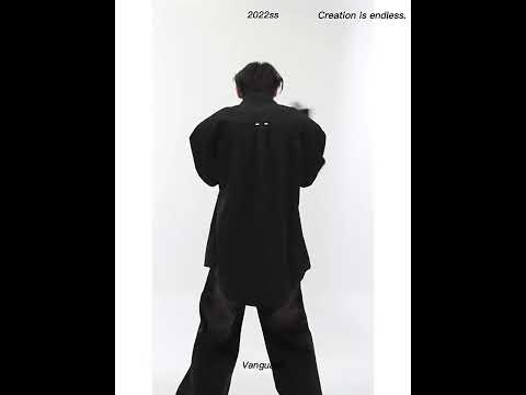 Metal Stud Cropped Shirt | Cotton Wrinkle Detail video