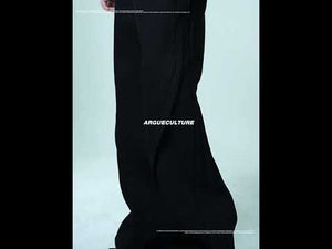 Deconstructed Bootcut Pants in Cotton Blend | Argue video