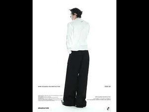 Structured Satin Acetate Shirt with Removable Shoulders video