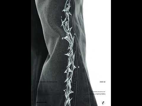 Washed Straight-Leg Jeans with Embroidery and Hardware video