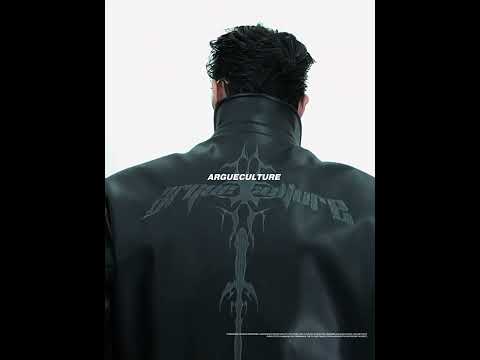 Croc-Embossed Faux Leather Jacket in Black and Brown | ArguE CulturE