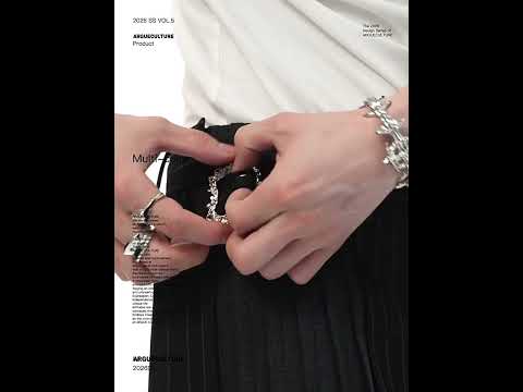 Pleated Stripe Wide-Leg Trousers in Black video