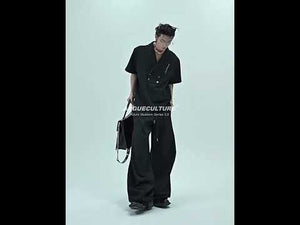 V-Neck Structured Shirt and Trouser Set | Avant-Garde video