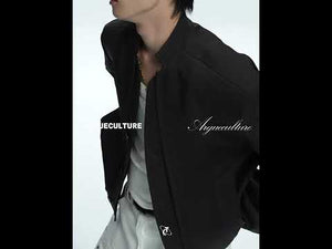 Cropped Blazer Jacket with Mock Two-Piece Placket | ArguE CulturE