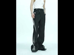 Deconstructed Color-Block Jacket and Pants Set | ArguE CulturE