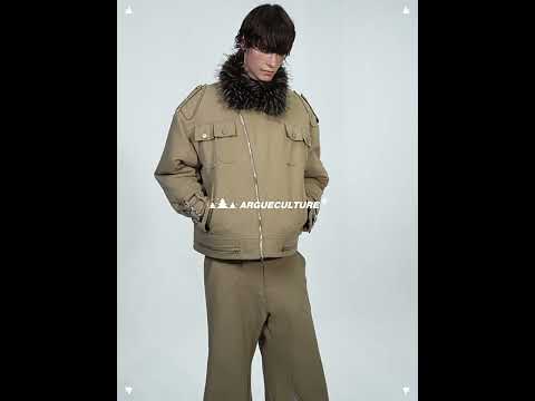 Washed Cotton Utility Jacket | Relaxed Cropped Fit video