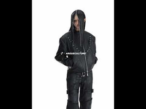 Cropped Faux Leather Rivet Jacket | Matte Streetwear video