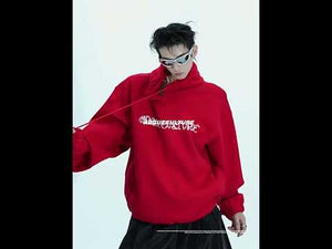 Beaded Embroidered Oversized Hoodie | Argue Culture video