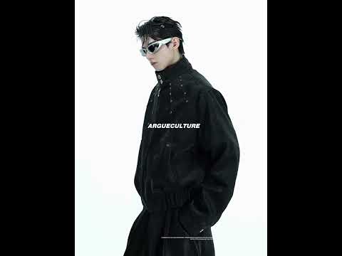 Reversible Croc-Texture Faux Leather Jacket | Cropped video