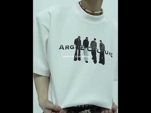 Video showcasing different ways to style this oversized graphic print streetwear t-shirt