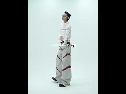 Embossed Mesh Long-Sleeve Tee in Polyester Blend video