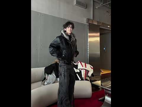 Fleece-Lined Faux Leather Hooded Streetwear Jacket video