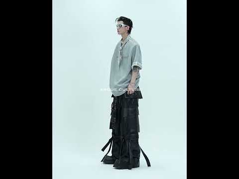 Metallic Tie Graphic T-Shirt | Relaxed Cotton Tee video