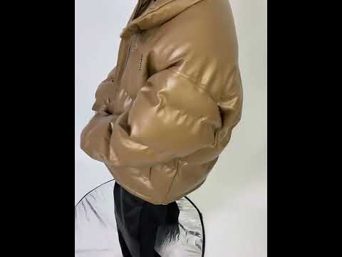 Oversized Shoulder-Pad Jacket - Streetwear Short Coat Men