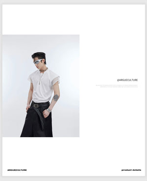 desc::punk-mesh-slim-fit-tank-top-with-metal-zipper-detail-img-5