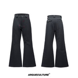 red-lip-graphic-pleated-flare-trousers-black