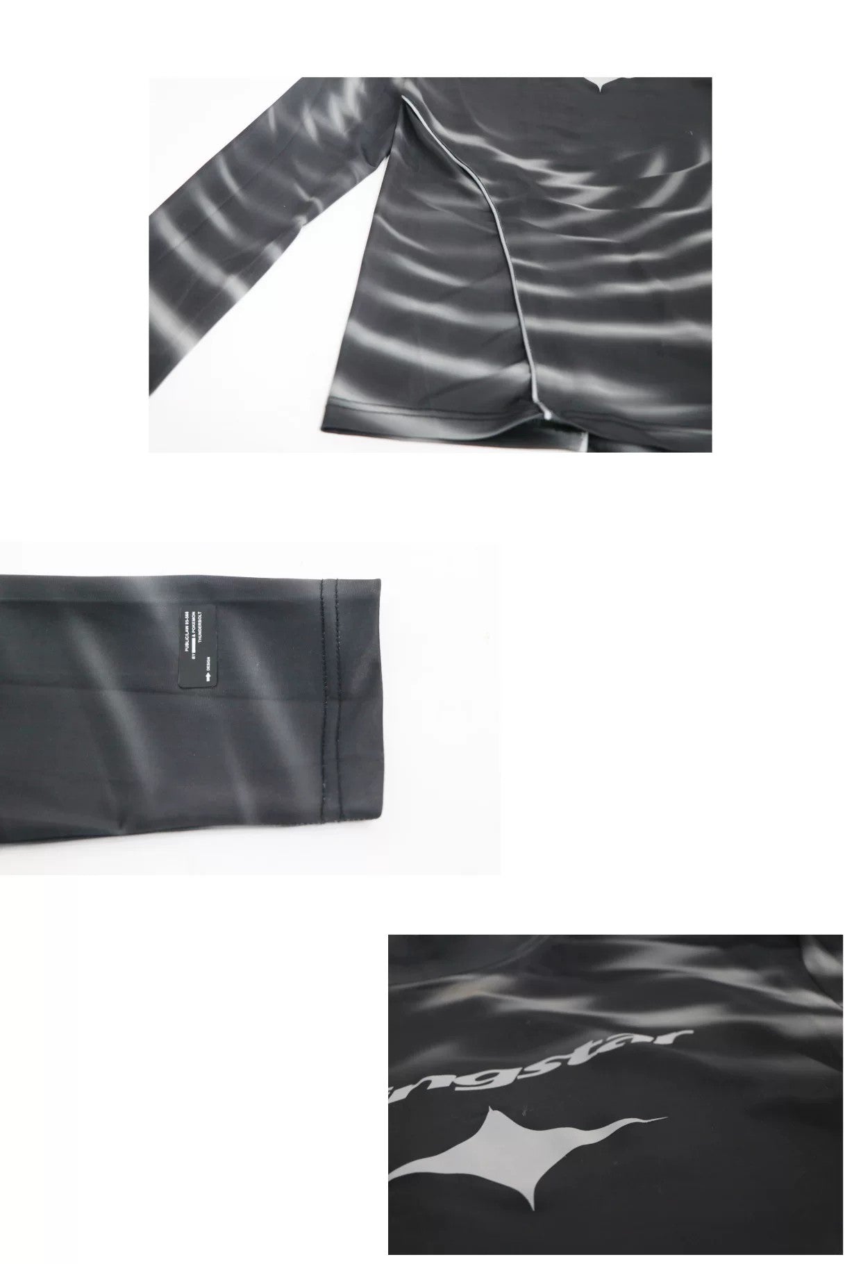 desc::reflective-mock-neck-punk-long-sleeve-tee-detail-img-2