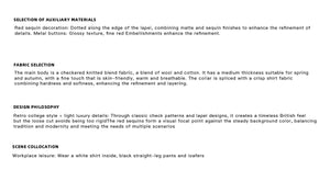 desc::retro-sequin-lapel-knit-sweater-diamond-button-top-detail-img-2