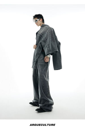 desc::retro-spine-metal-studded-washed-baggy-jeans-detail-img-16