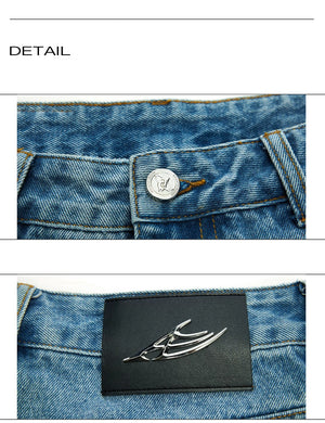 desc::retro-spine-metal-studded-washed-baggy-jeans-detail-img-17