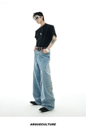 desc::retro-spine-metal-studded-washed-baggy-jeans-detail-img-9