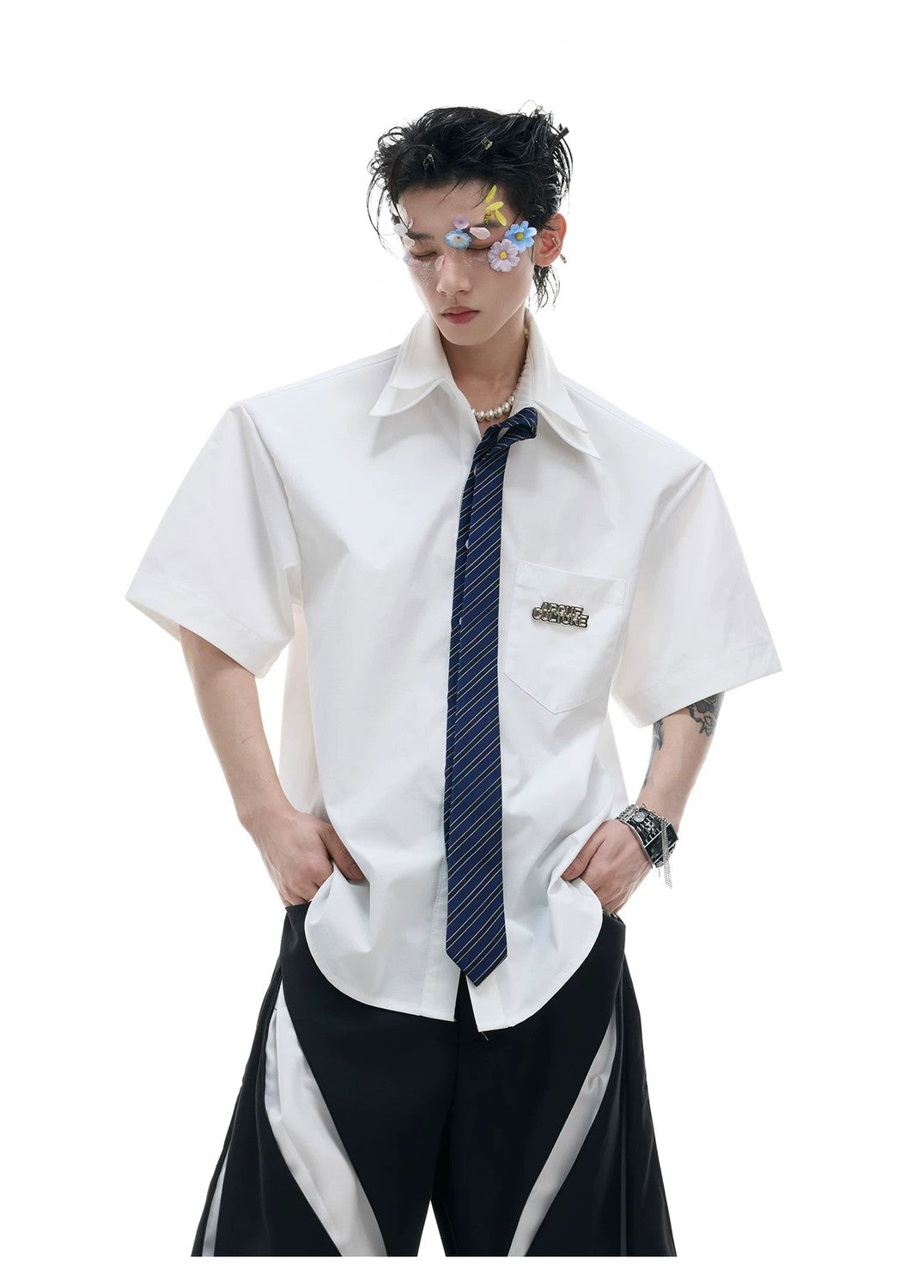 desc::retro-tie-short-sleeve-oversized-cooling-shirt-for-men-detail-img-5