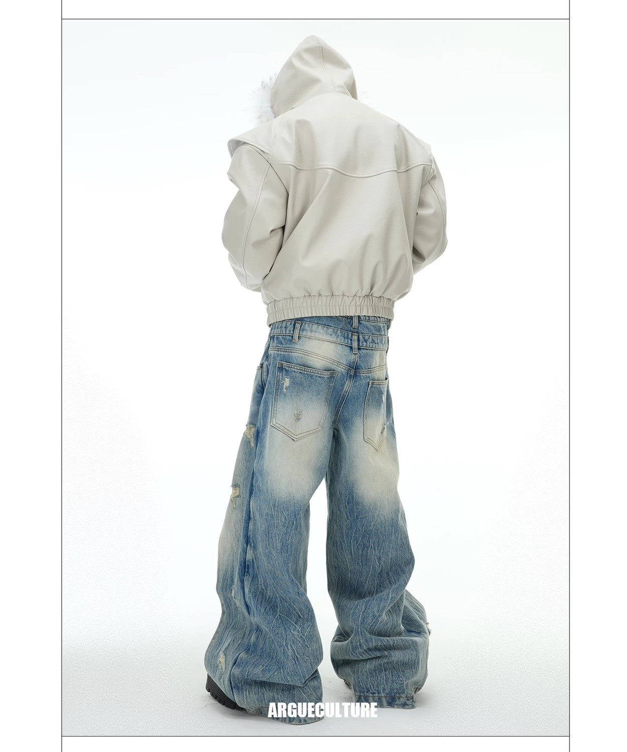 desc::reversible-fur-collar-pu-moto-jacket-thickened-parka-detail-img-21