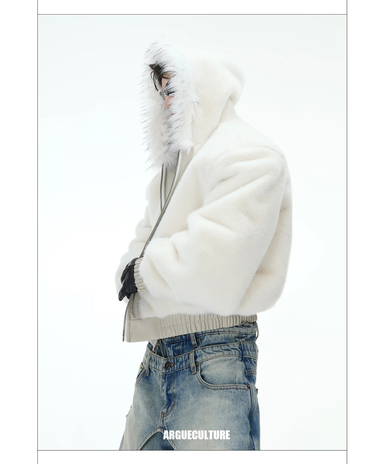desc::reversible-fur-collar-pu-moto-jacket-thickened-parka-detail-img-23