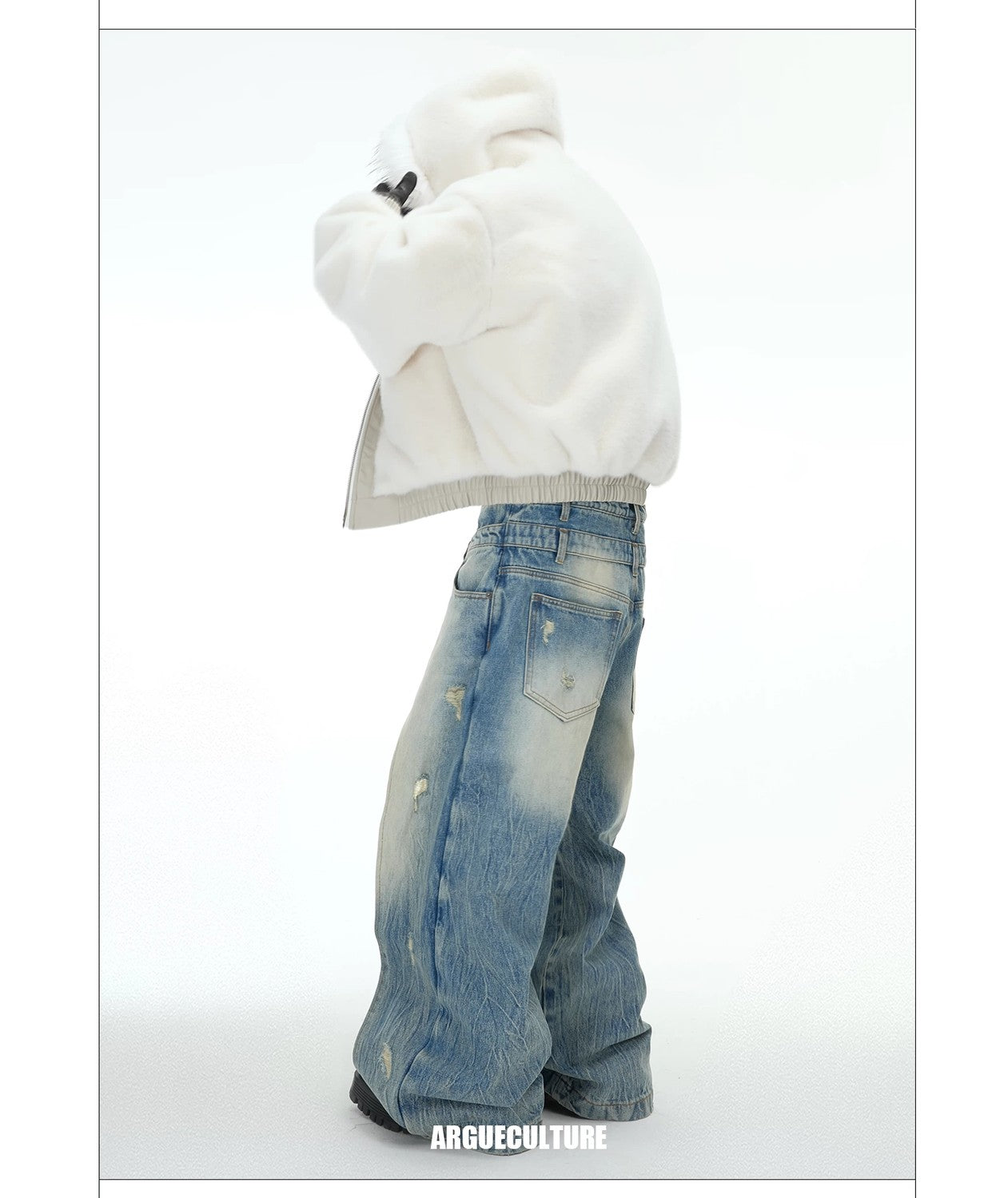 desc::reversible-fur-collar-pu-moto-jacket-thickened-parka-detail-img-28