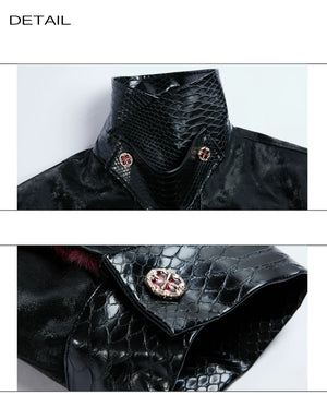desc::reversible-gothic-faux-mink-fur-collar-jacket-detail-img-9