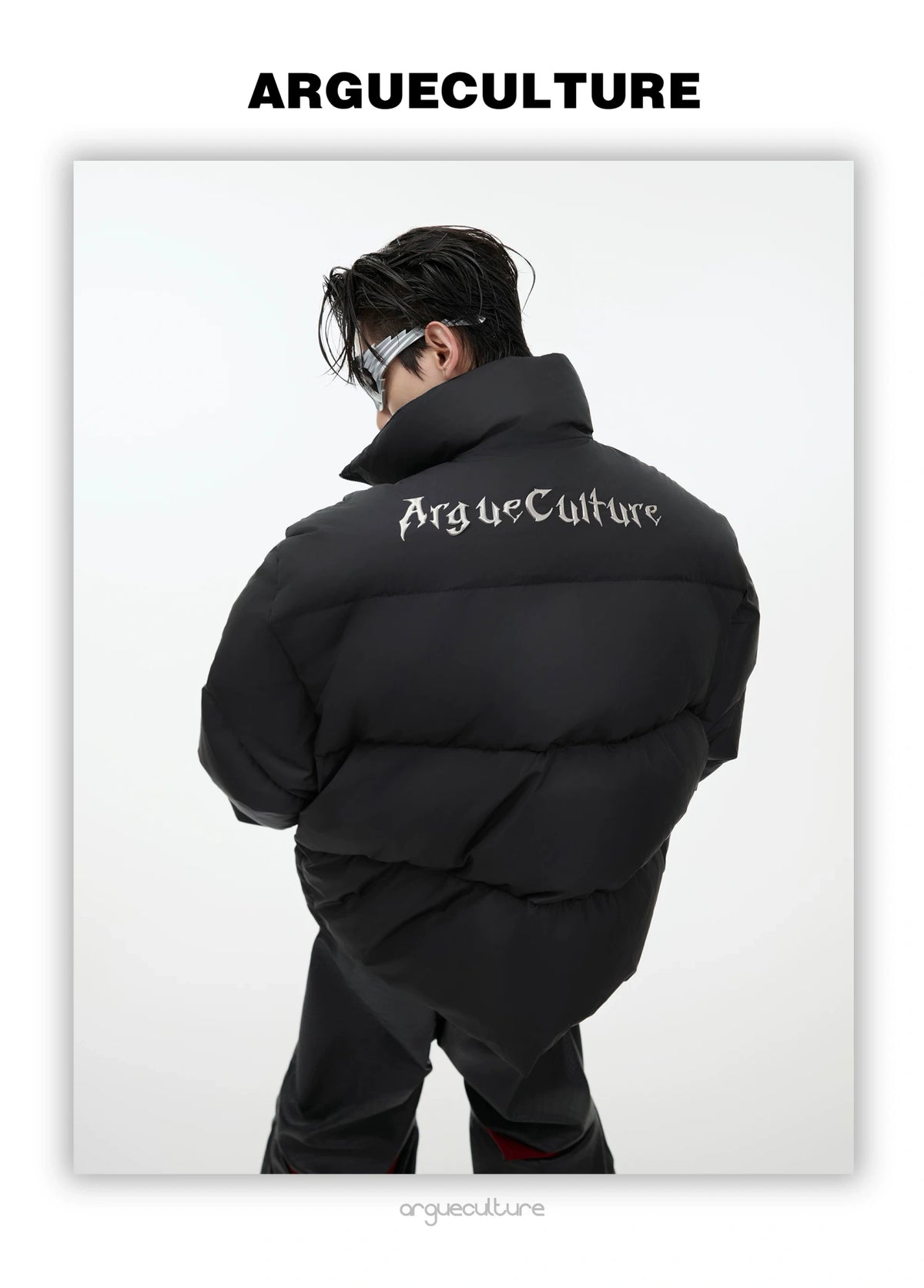 Reversible Stand-Collar White Duck Down Jacket - detail image 8