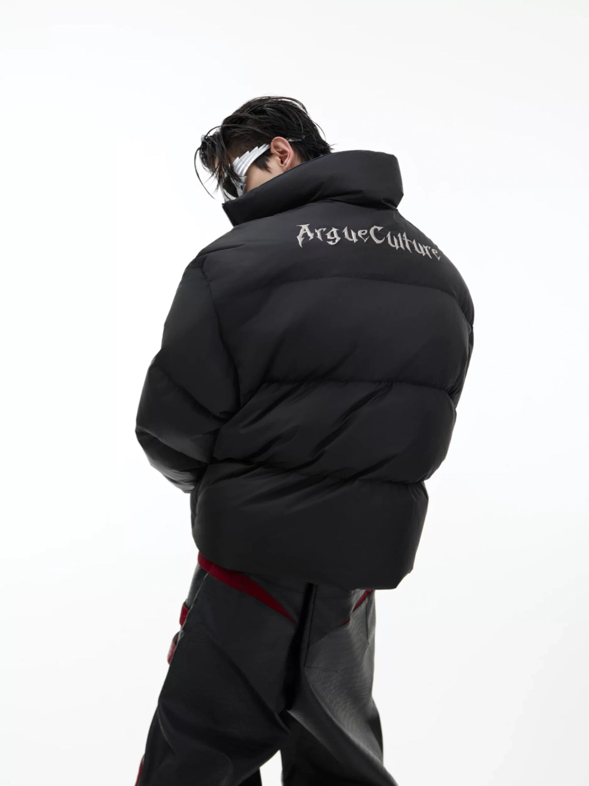 Reversible Stand-Collar White Duck Down Jacket - main image 2