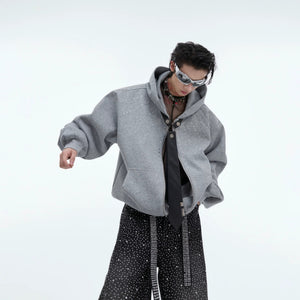 Close up of the titanium buckle and detachable leather tie design