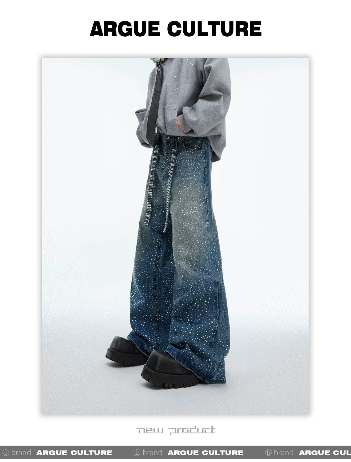desc::rhinestone-starry-wide-leg-washed-denim-jeans-detail-img-11