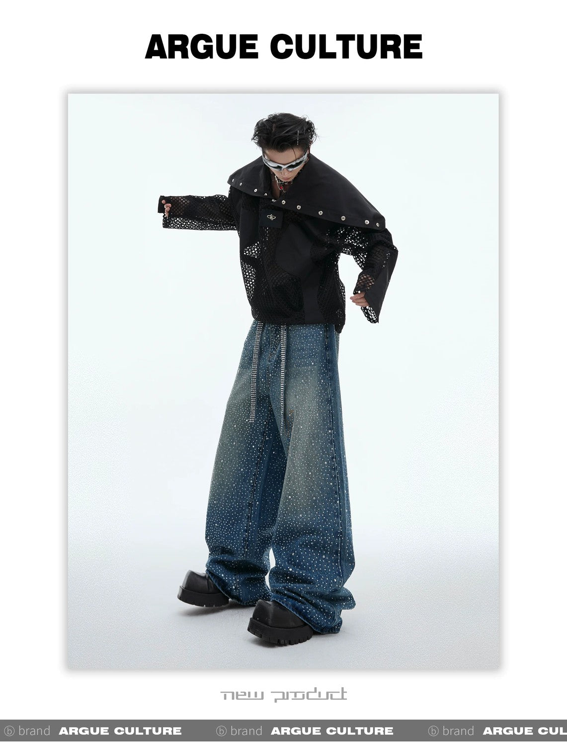 desc::rhinestone-starry-wide-leg-washed-denim-jeans-detail-img-12