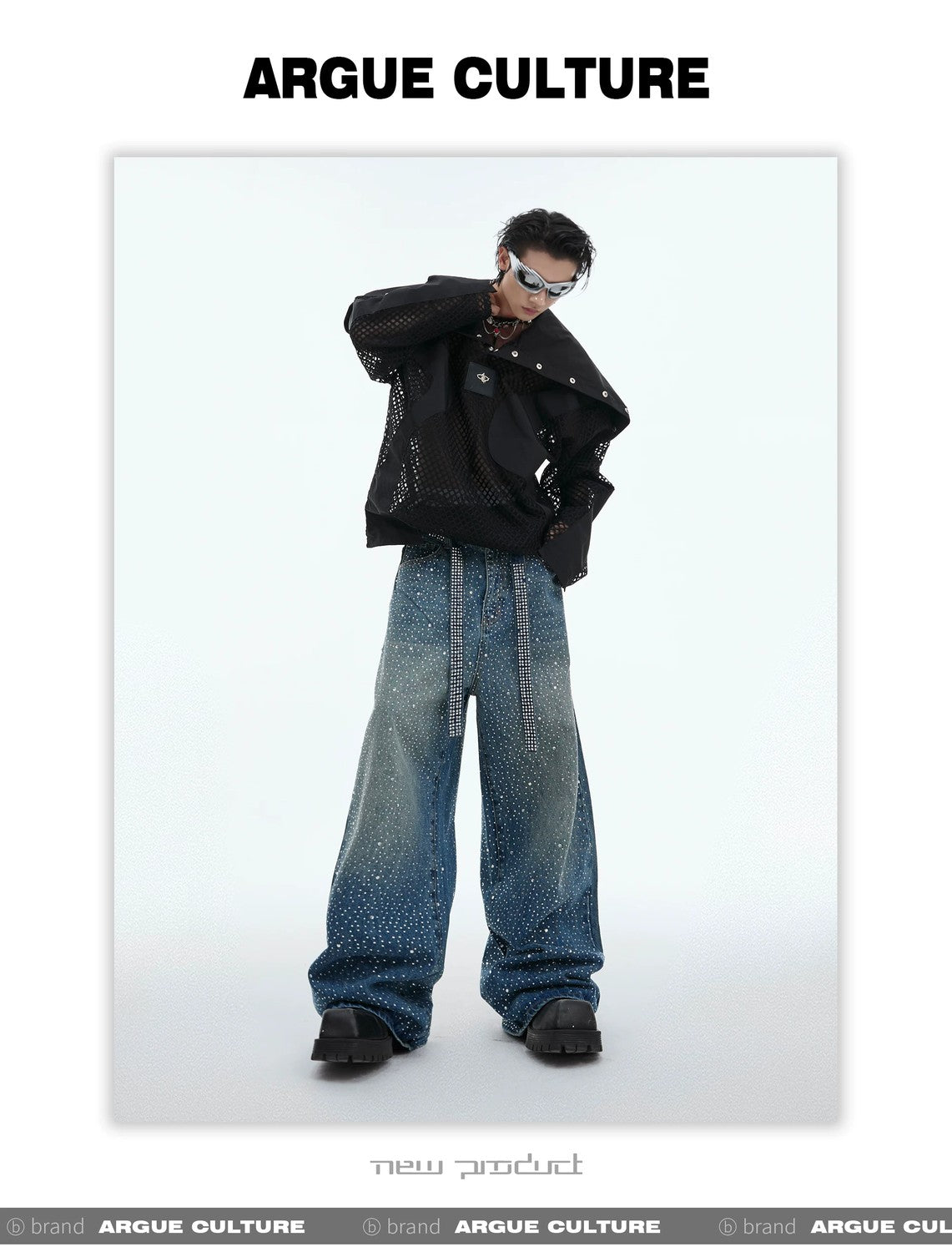 desc::rhinestone-starry-wide-leg-washed-denim-jeans-detail-img-13