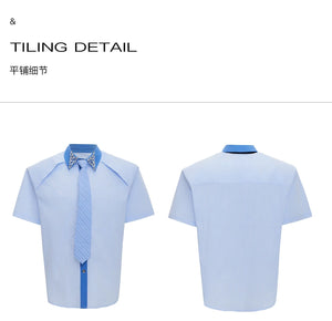 desc::rhinestone-striped-patchwork-shirt-with-detachable-tie-detail-img-16