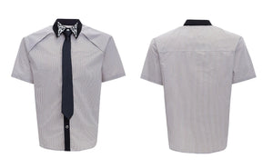 desc::rhinestone-striped-patchwork-shirt-with-detachable-tie-detail-img-17