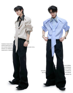 desc::rhinestone-striped-streamer-shirt-unisex-luxury-streetwear-detail-img-3