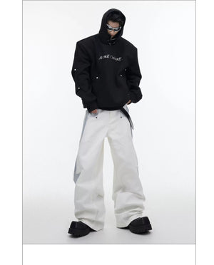 desc::sequin-deconstructed-high-neck-hoodie-urban-streetwear-detail-img-19