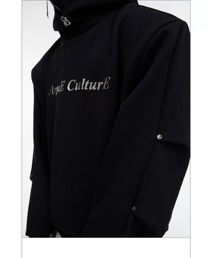 desc::sequin-deconstructed-high-neck-hoodie-urban-streetwear-detail-img-22