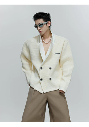 desc::sequin-double-breasted-knit-blazer-cardigan-detail-img-6